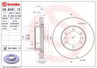 09.B461.11 BREMBO  