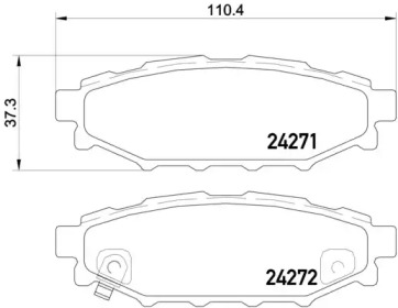 P 78 020 BREMBO   ,  